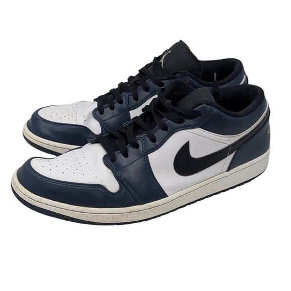 Nike Jordan 1 Low Armory Navy and White Size 15 - Picture 1 of 13